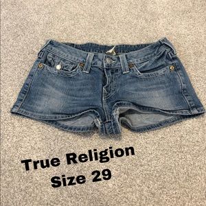 True Religion Jean Shorts